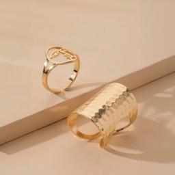 2pcs adjustable rings