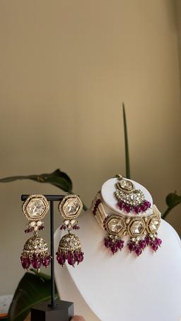 Purpal necklace  set
