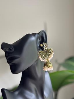 Peacock jhumki