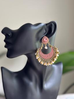 Pink earrings 